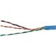 Vericom® CAT-5E U/UTP Solid Riser CMR Cable, 1,000 Ft. (Blue)
