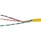 Vericom® CAT-5E U/UTP Solid Riser CMR Cable, 1,000 Ft. (Yellow)