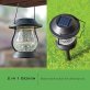 Landia Home® Barn Home Collection 10-Lumen Solar Stainless Steel Pathway Lanterns, 2 Pack