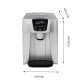 Frigidaire® Compact Countertop Ice Maker and Water Dispenser, 26 Lbs. per Day, EFIC227, Silver