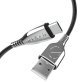 Naztech® 6-Ft. Titanium USB to USB-C® Braided Cable (Black)