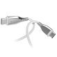 Naztech® 6-Ft. Titanium USB-C® to USB-C® Braided Cable (White)