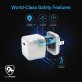 Naztech® 30-Watt Power Delivery Wall Charger with 6 ft. USB-C® to MFI Lightning® Cable, White