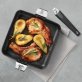 THE ROCK™ by Starfrit® 9-Inch Fry Pan/Square Dish with T-Lock Detachable Handle