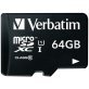 Verbatim® 64-GB Class 10, UHS-1 V10 U1 Premium microSDXC™ Memory Card with Adapter