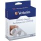 Verbatim® CD/DVD Paper Sleeves with Clear Window, 100 pk