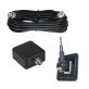 Tram® 25 MHz to 1,300 MHz Scanner Glass-Mount Antenna with RG58/U Cable and BNC Connector