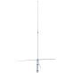 Tram® 200-Watt Dual-Band 2-Section Fiberglass Base Antenna with 50-Ohm UHF SO-239 Connector, 8-Ft. 4-In. Tall (Silver)
