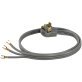 Certified Appliance Accessories 3-Wire Open-End-Connector 30-Amp Dryer Cord, 4ft