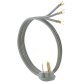 Certified Appliance Accessories 3-Wire Open-End-Connector 30-Amp Dryer Cord, 5ft