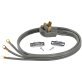 Certified Appliance Accessories 3-Wire Eyelet 30-Amp Dryer Cord, 5ft