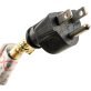 Certified Appliance Accessories 10-Amp Grounded Straight Plug Head Power Supply Cord, 3ft