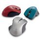 Verbatim® Wireless Blue-LED Computer Mouse with USB-C® Nano Receiver, 6 Buttons, 2.4 GHz (Red)