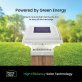 Home Zone Security® Outdoor Solar Post Cap Lights for 3.5-In. x 3.5-In. and 4-In. x 4-In. Posts, 2 Pack (White)
