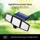 Home Zone Security® 1,000-Lumen Triple-Head Outdoor Solar LED Motion-Sensor Security Lights, 2 Pack
