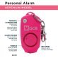 Mace® Brand Personal Alarm Key Chain (Neon Pink)