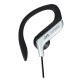 JVC® Sport In-Ear Ear Clip Sport Headphones with Microphone and Remote, HA-EBR80 (Silver)
