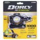 Dorcy® 1,000-Lumen Pro Water-Resistant Aluminum LED Rechargeable Headlamp