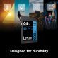 Lexar® High-Performance 800x SDHC™/SDXC™ UHS-I Card BLUE Series (64 GB)