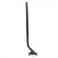 Antennas Direct® 40-In. Universal TV Antenna Mast with Pivoting Base and Hardware — All-Weather Easy-Install Powder-Coated Steel Pole and Base (Black)